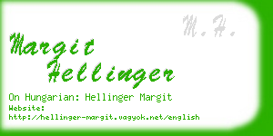 margit hellinger business card